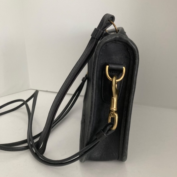 Vintage 1970s? Coach Convertible Clutch Shoulder Bag Purse Double Straps Leather - Picture 3 of 15